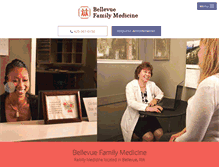 Tablet Screenshot of bellevuefamilymedicine.com